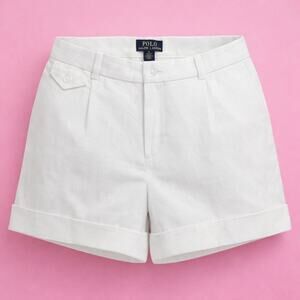 Polo Ralph Lauren Linen Girls White Linen Shorts 10